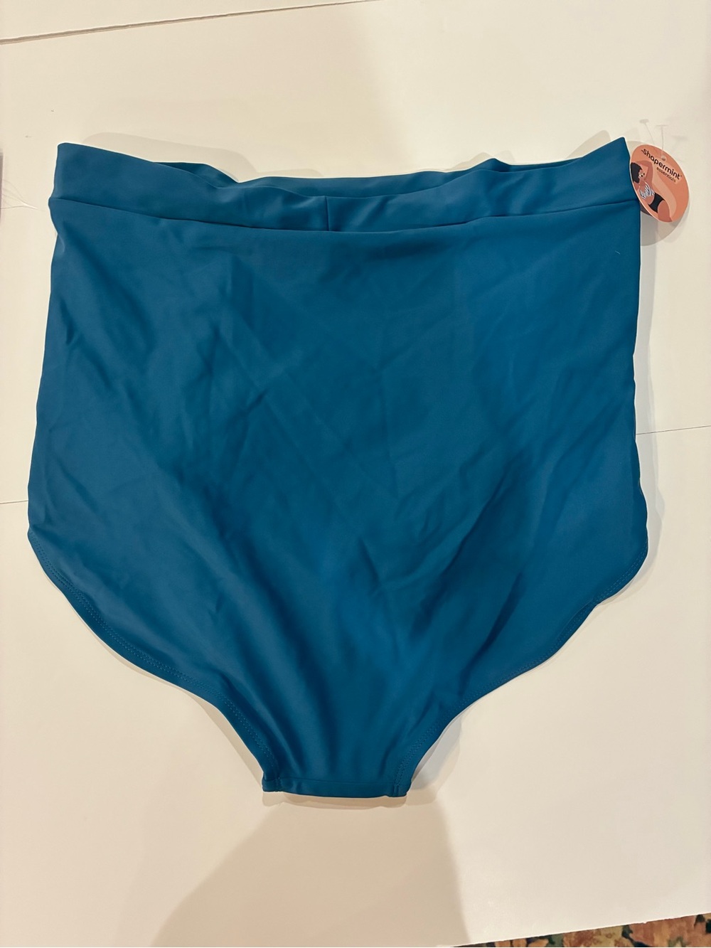 Shapermint Teal Blue 3‑Piece Tankini Swim Set — NWT (Top, Skirted Bottom & Brief - Picture 13 of 16